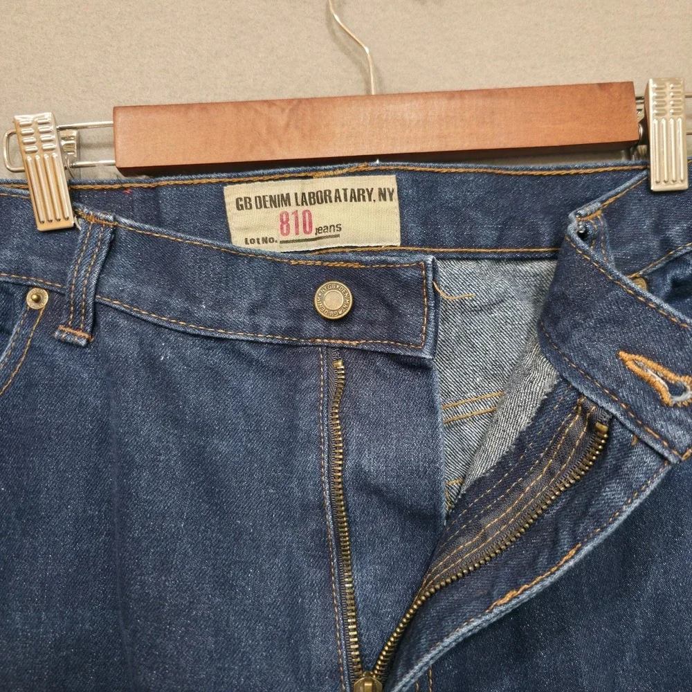 GB Denim‎ Labortary NY 810 Mens Blue Denim Jeans Size 40X33 Actual 39X32